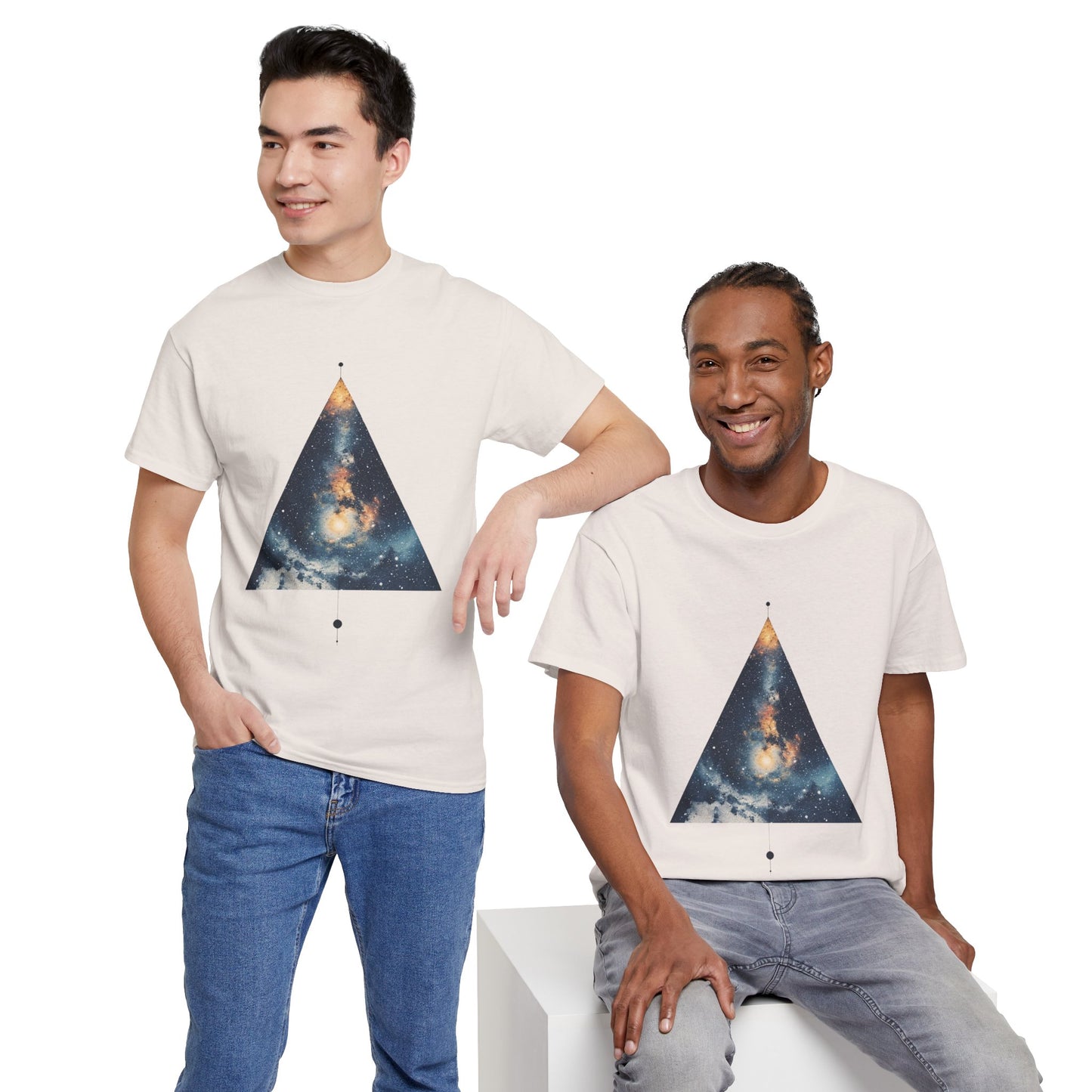 Triangle Nebula Graphic Space Art Tee Shirt *Multiple Colors*