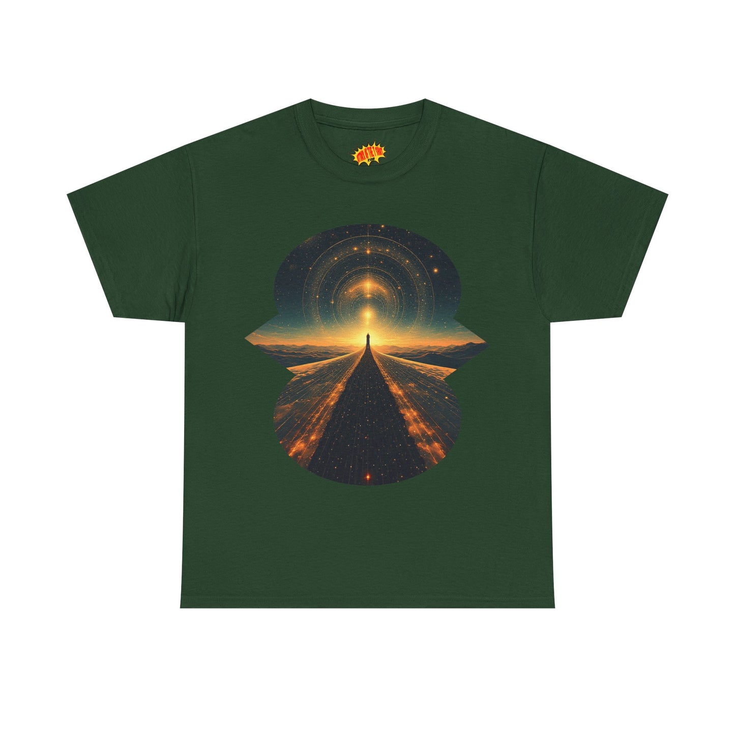 Cosmic Path Space Graphic Art Tee Shirt *Multiple Colors*