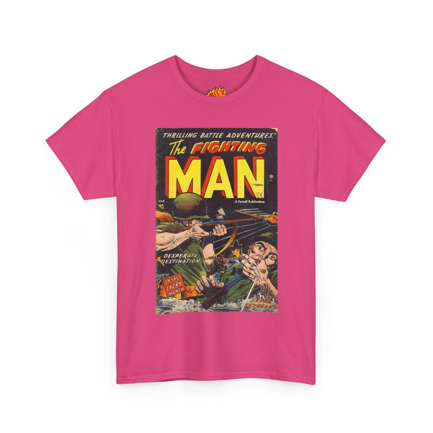 The Fighting Man March Comic Tee Shirt *Multiple Colors*