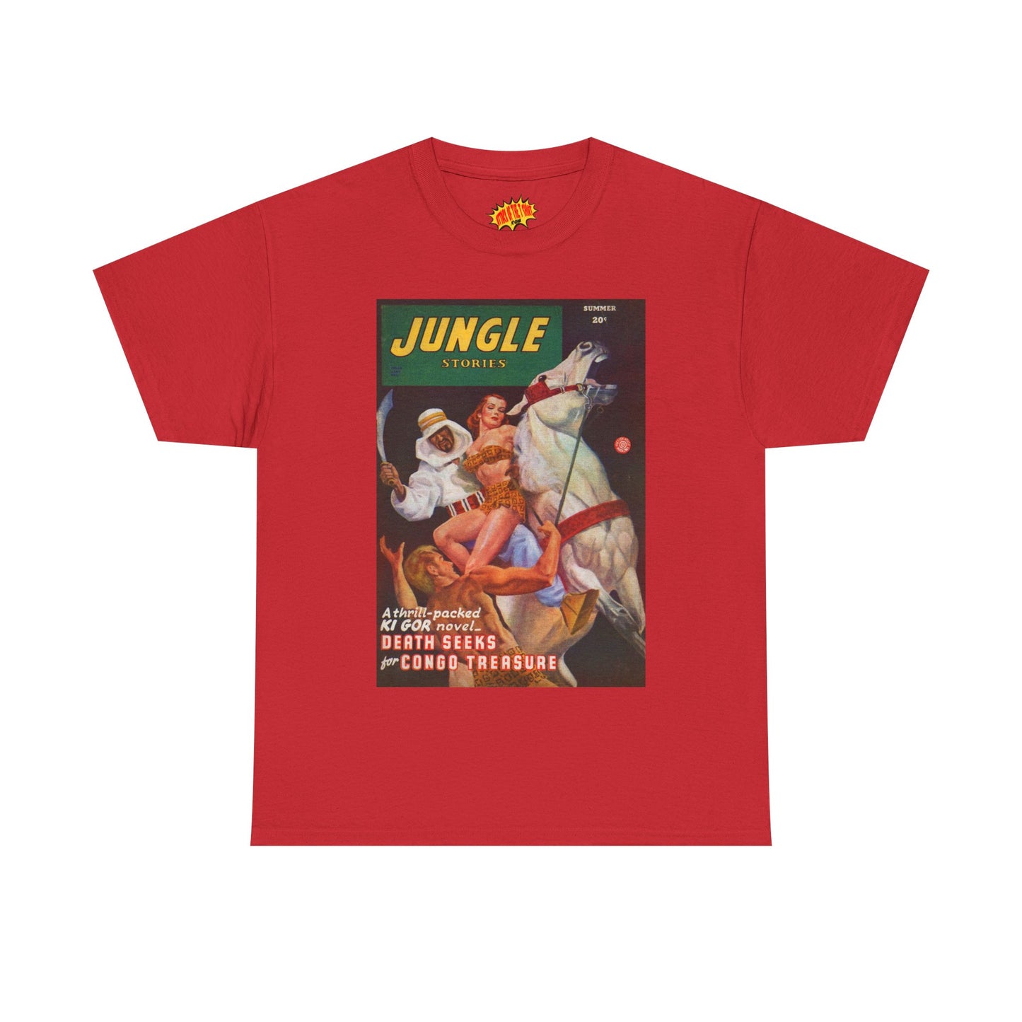 Jungle Stories Summer Comic Tee Shirt *Multiple Colors*