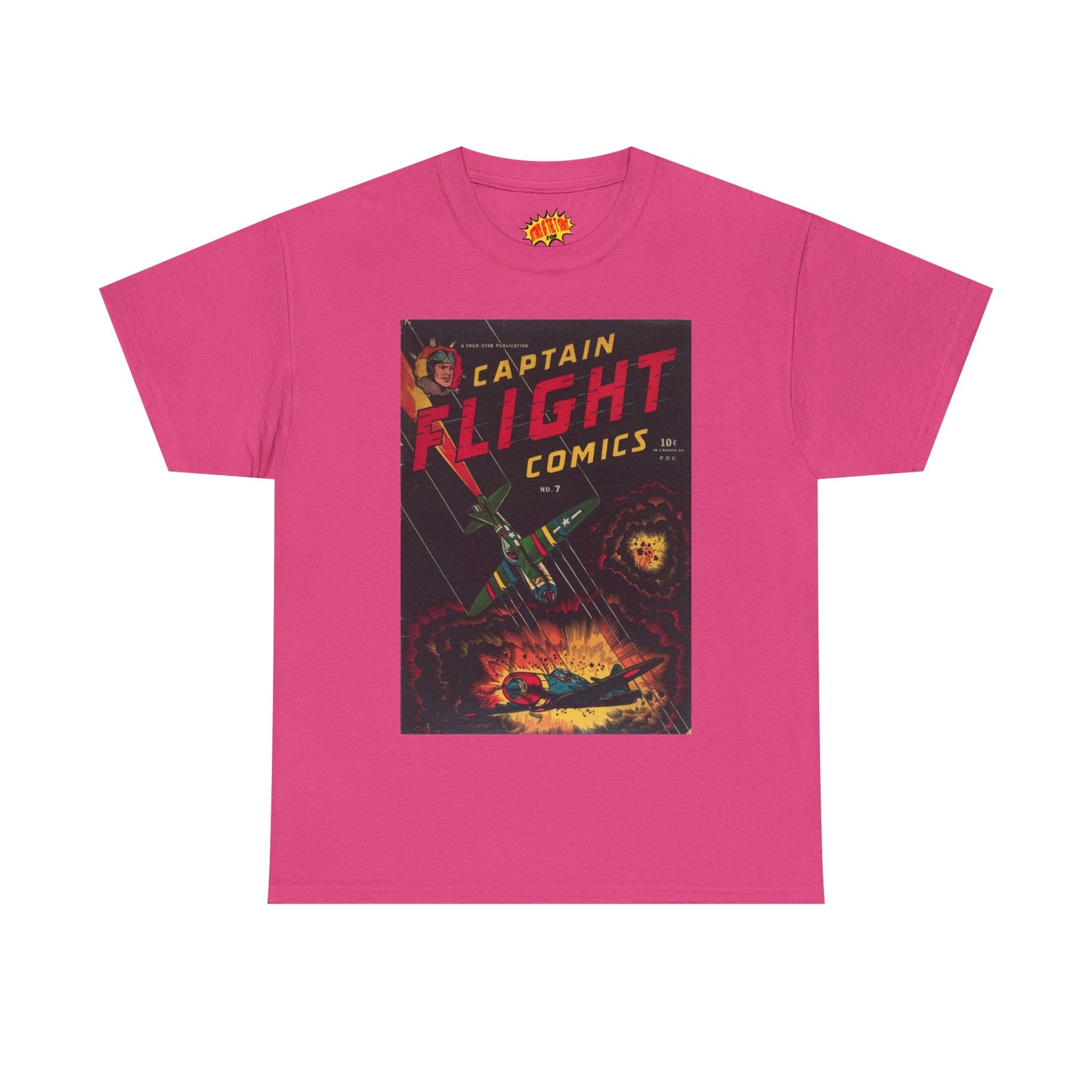 Captain Flight No. 7 Comic Tee Shirt *Multiple Colors*