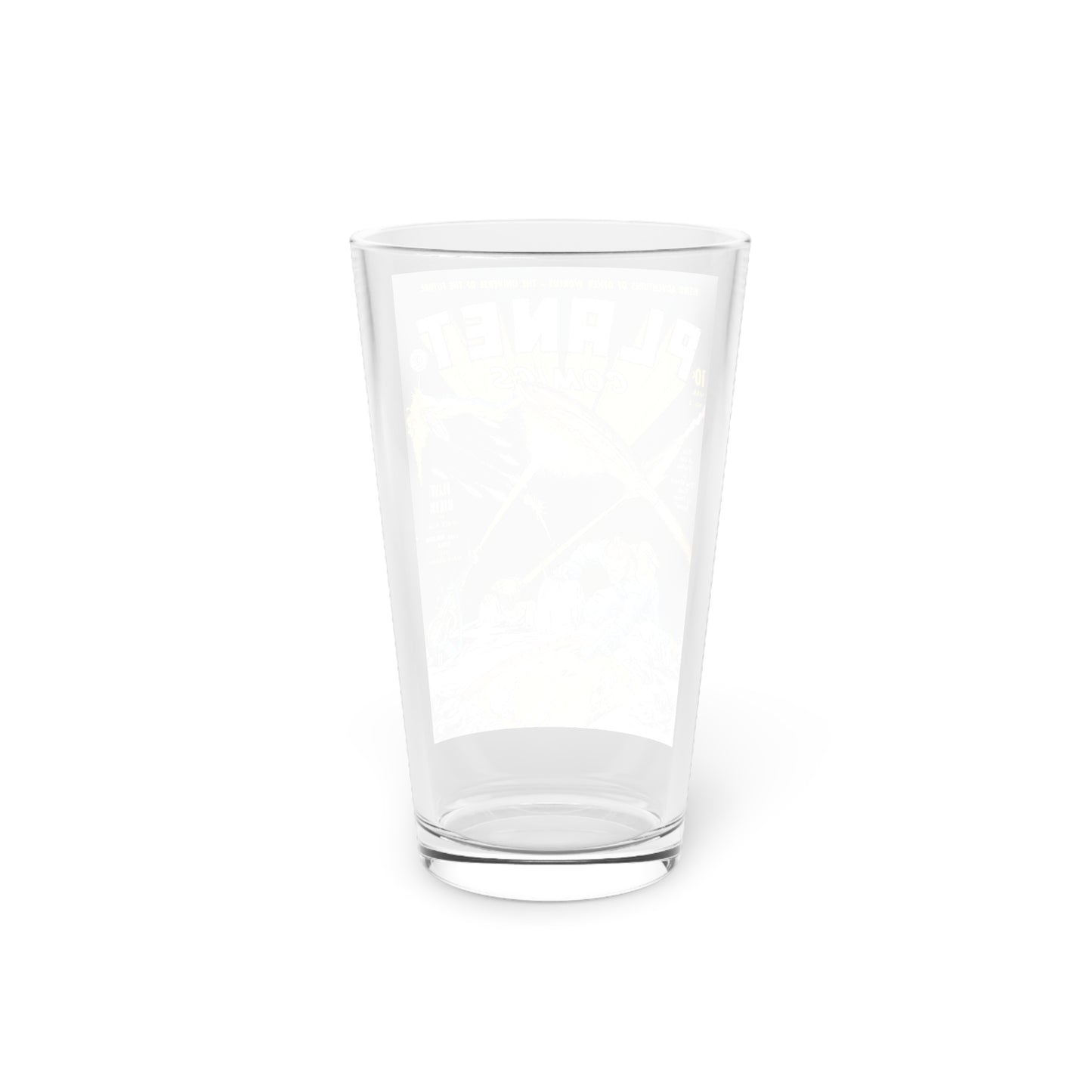 Planet Comics #3 Pint Glass, 16oz