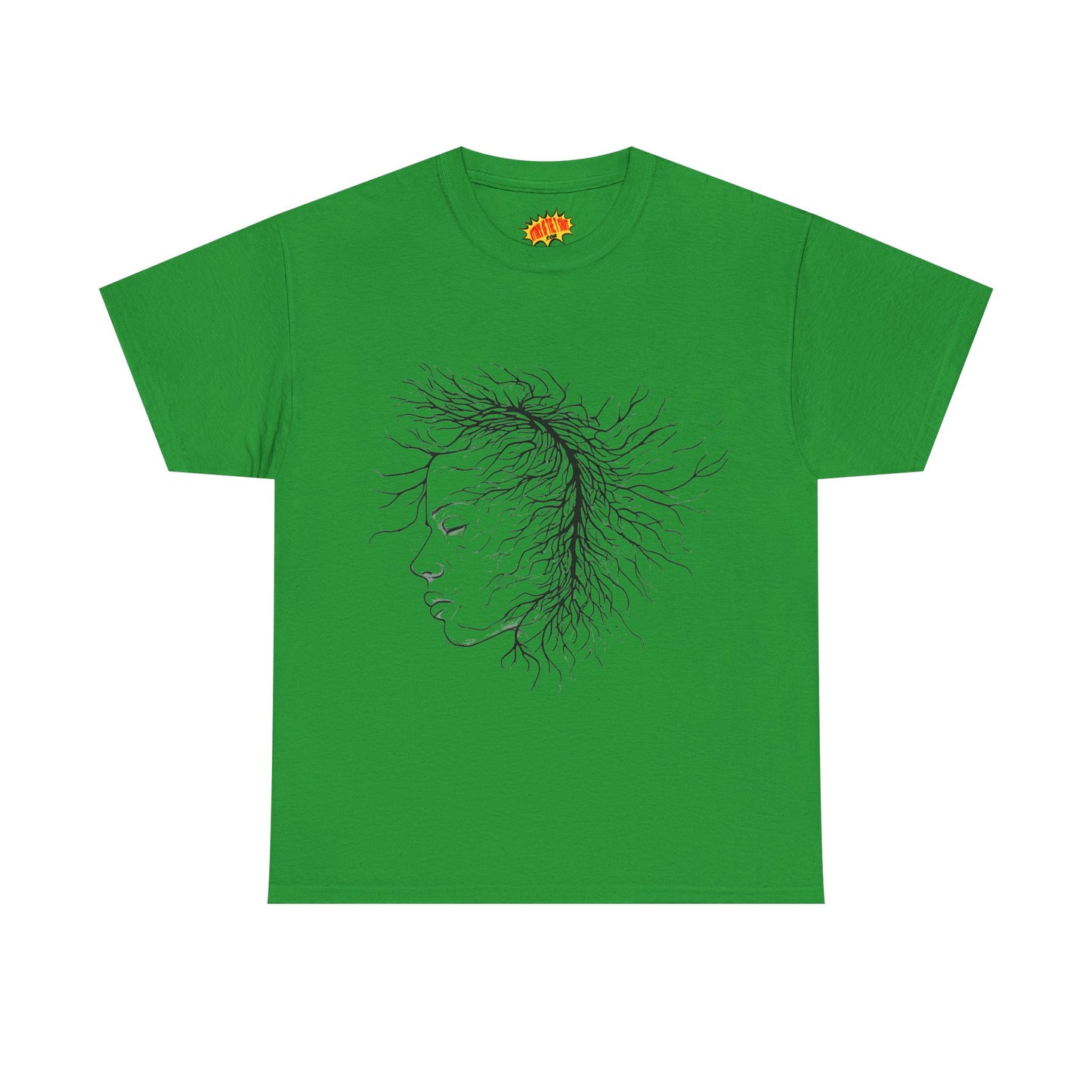 Capillary Face Line Drawing Graphic Art Tee Shirt *Multiple Colors*