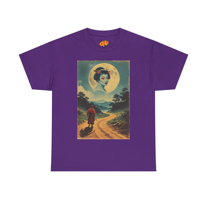 Walking Samurai w/Cloud Moon Woman T-Shirt