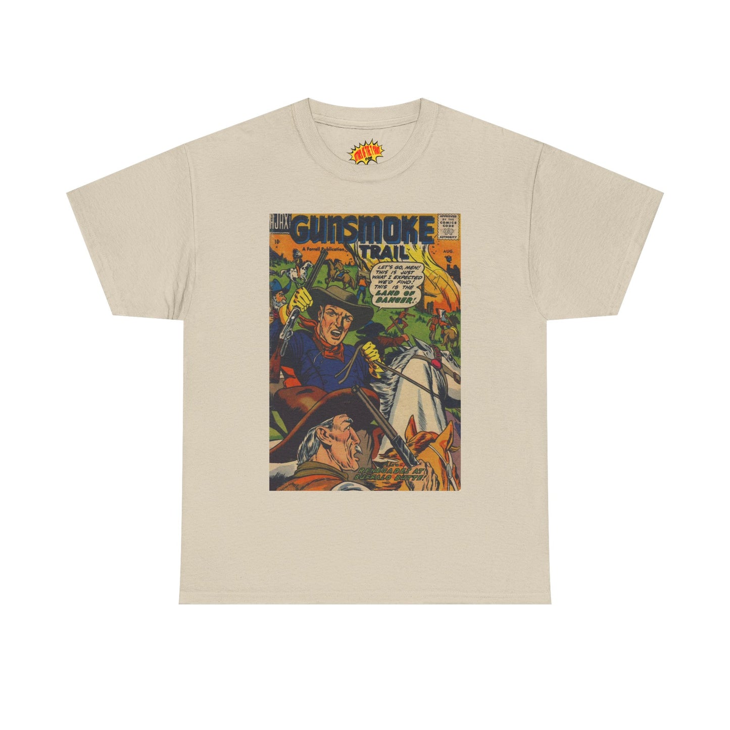Gunsmoke Trail August Comic Tee Shirt *Multiple Colors*