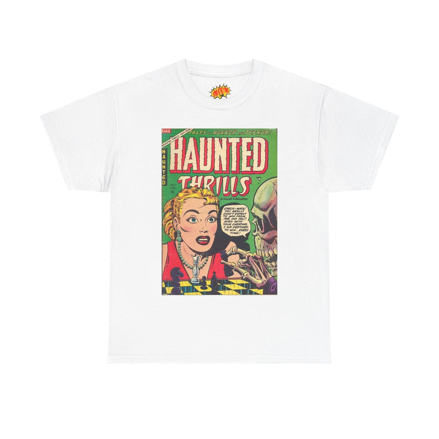 Haunted Thrills July - August Comic Tee Shirt *Multiple Colors*