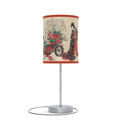 Flower Cart by Chikanobu Japanese Lamp Many Colors Available