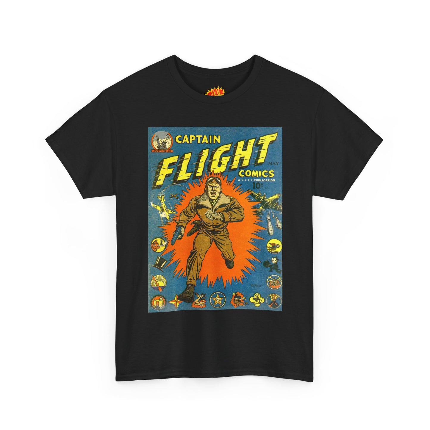 Captain Flight May Comic Tee Shirt *Multiple Colors*