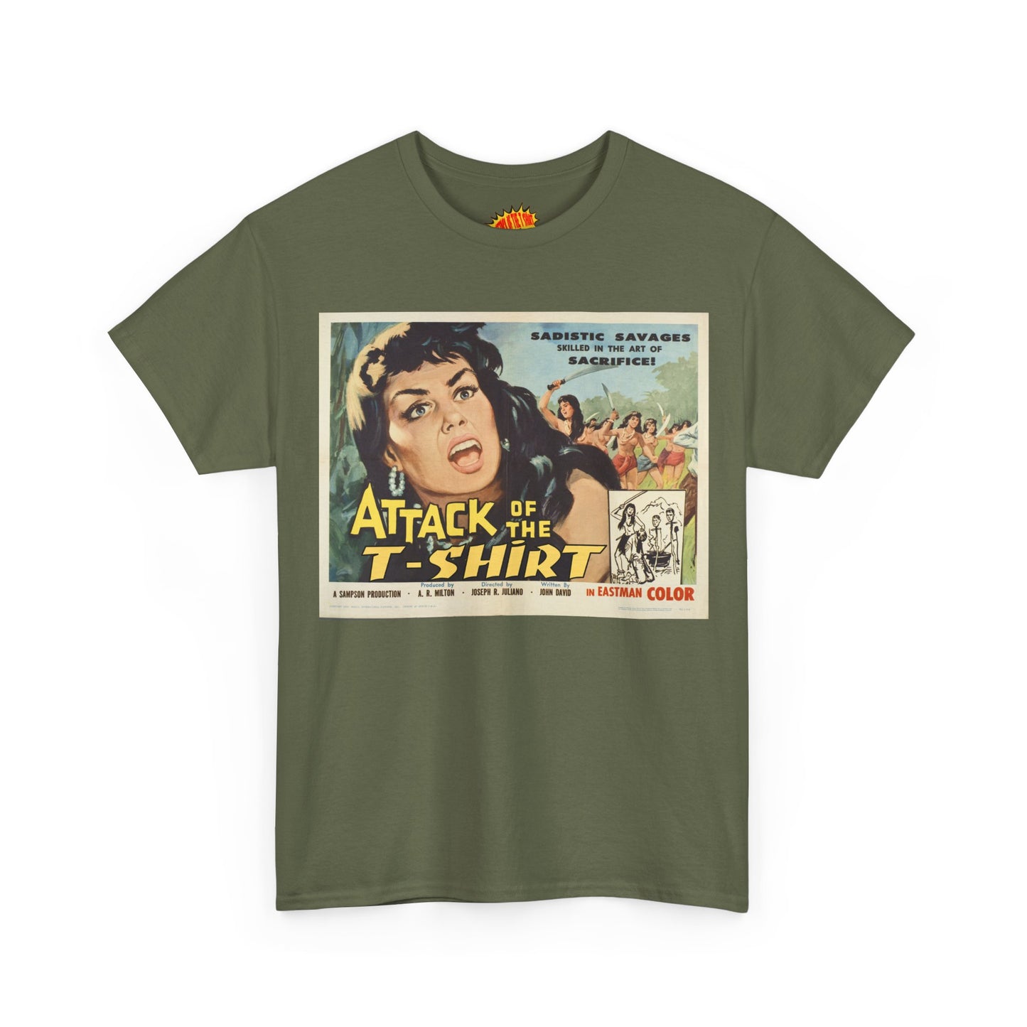 Attack of the T-Shirt Movie Poster T-Shirt
