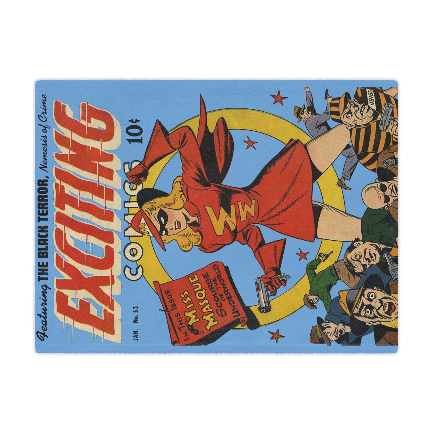 Exciting Comics #53 feat. Miss Masque Microfiber Blanket