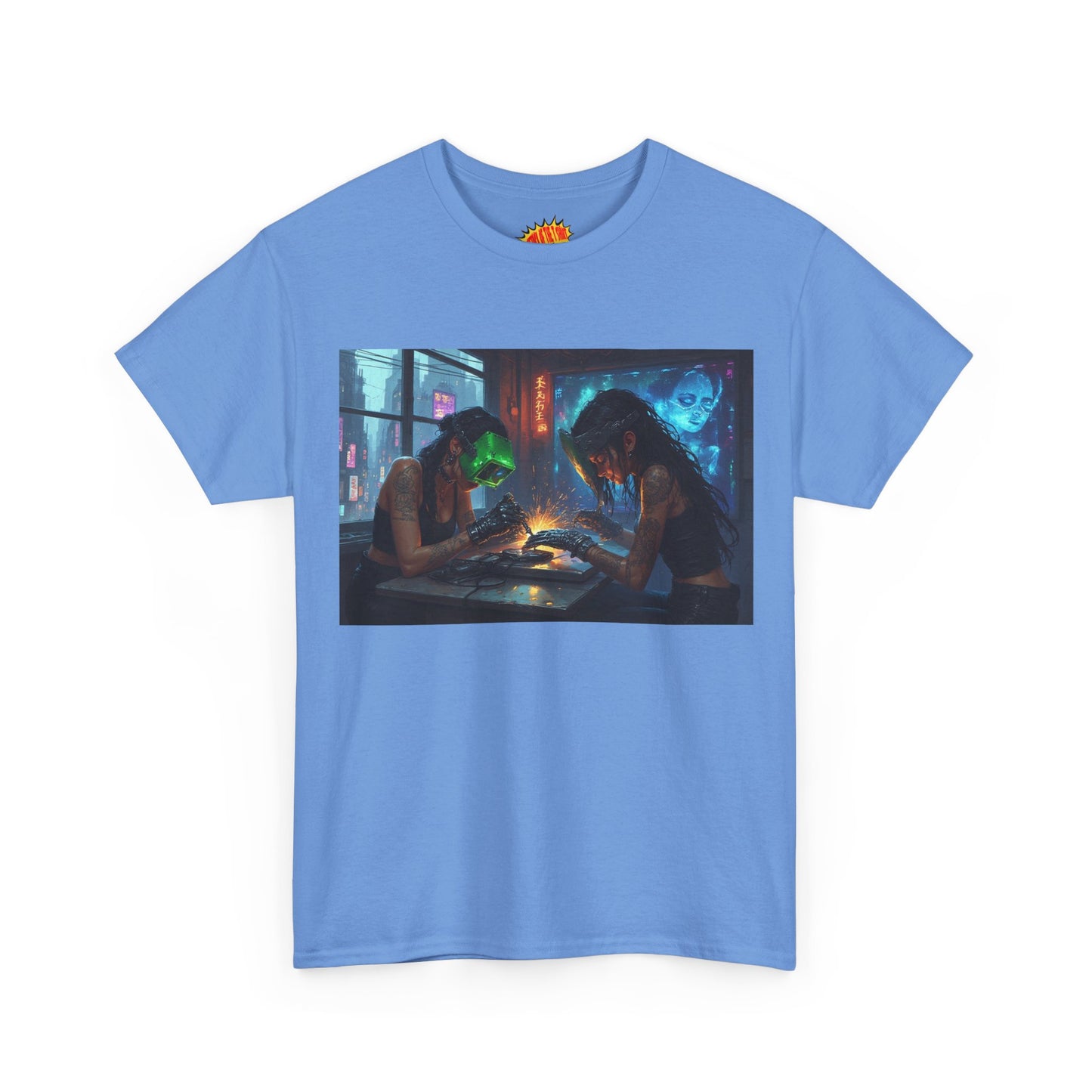 Cyberpunk Robot Nail Salon T-Shirt *Multiple Colors*