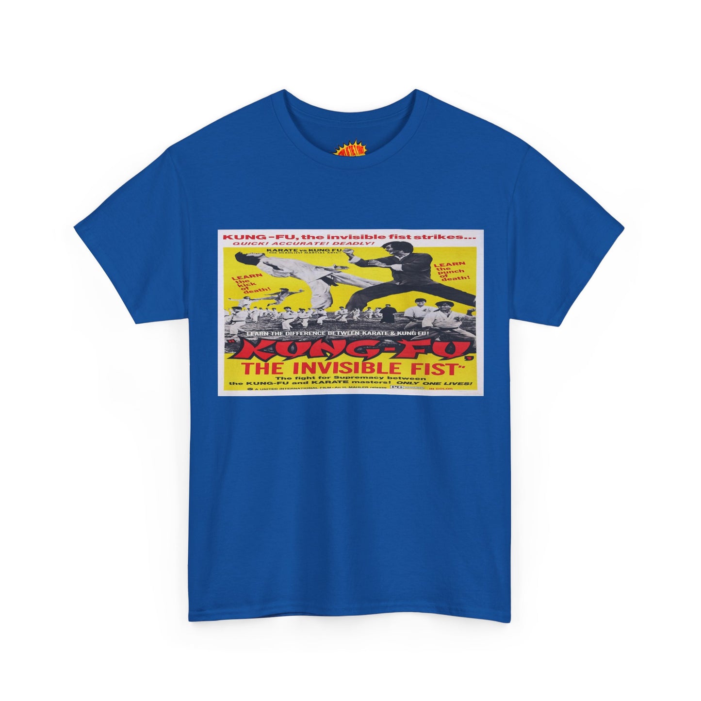Kung Fu The Invisible Fist Movie Poster T-Shirt *Multiple Colors*