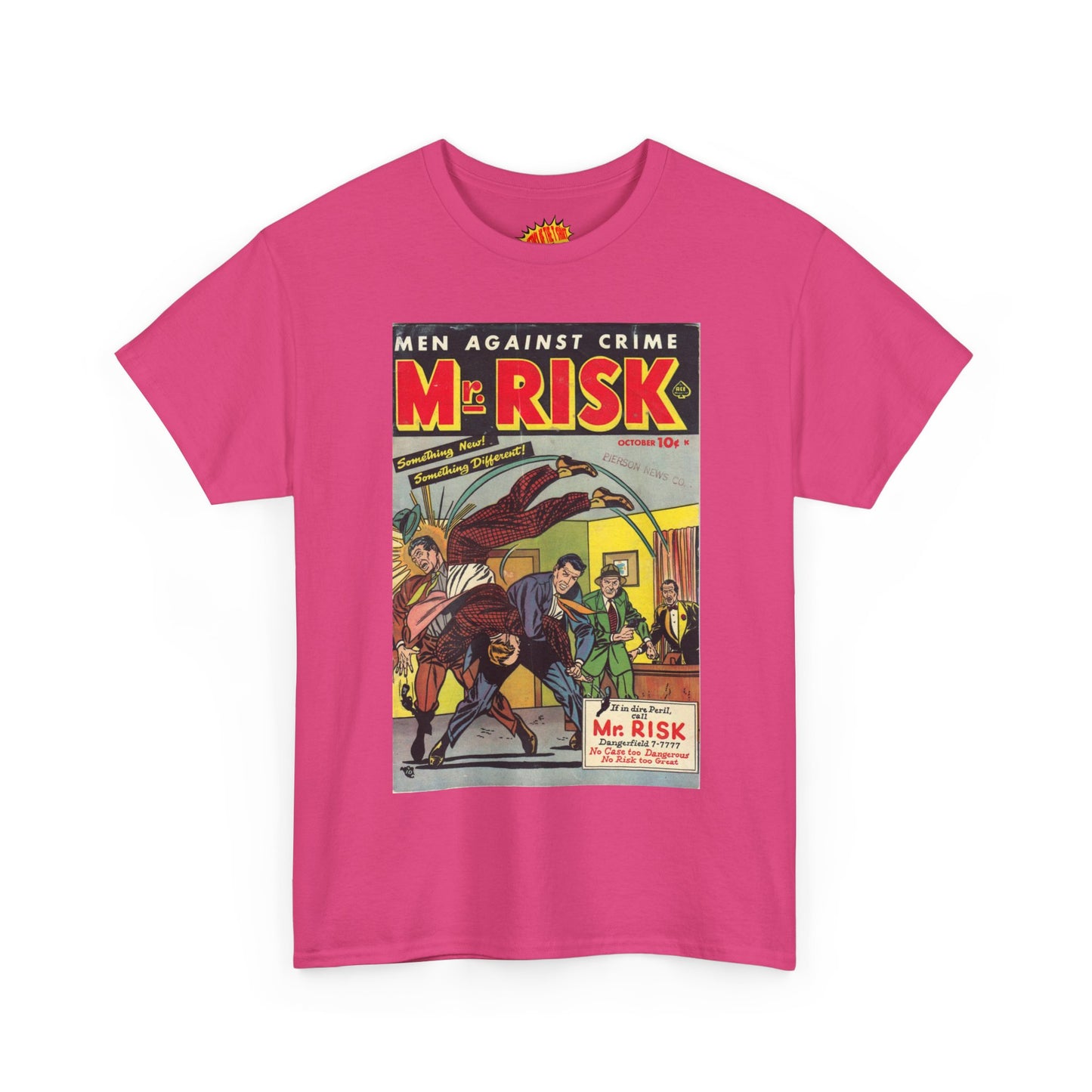 Mr. Risk October Comic Tee Shirt *Multiple Colors*