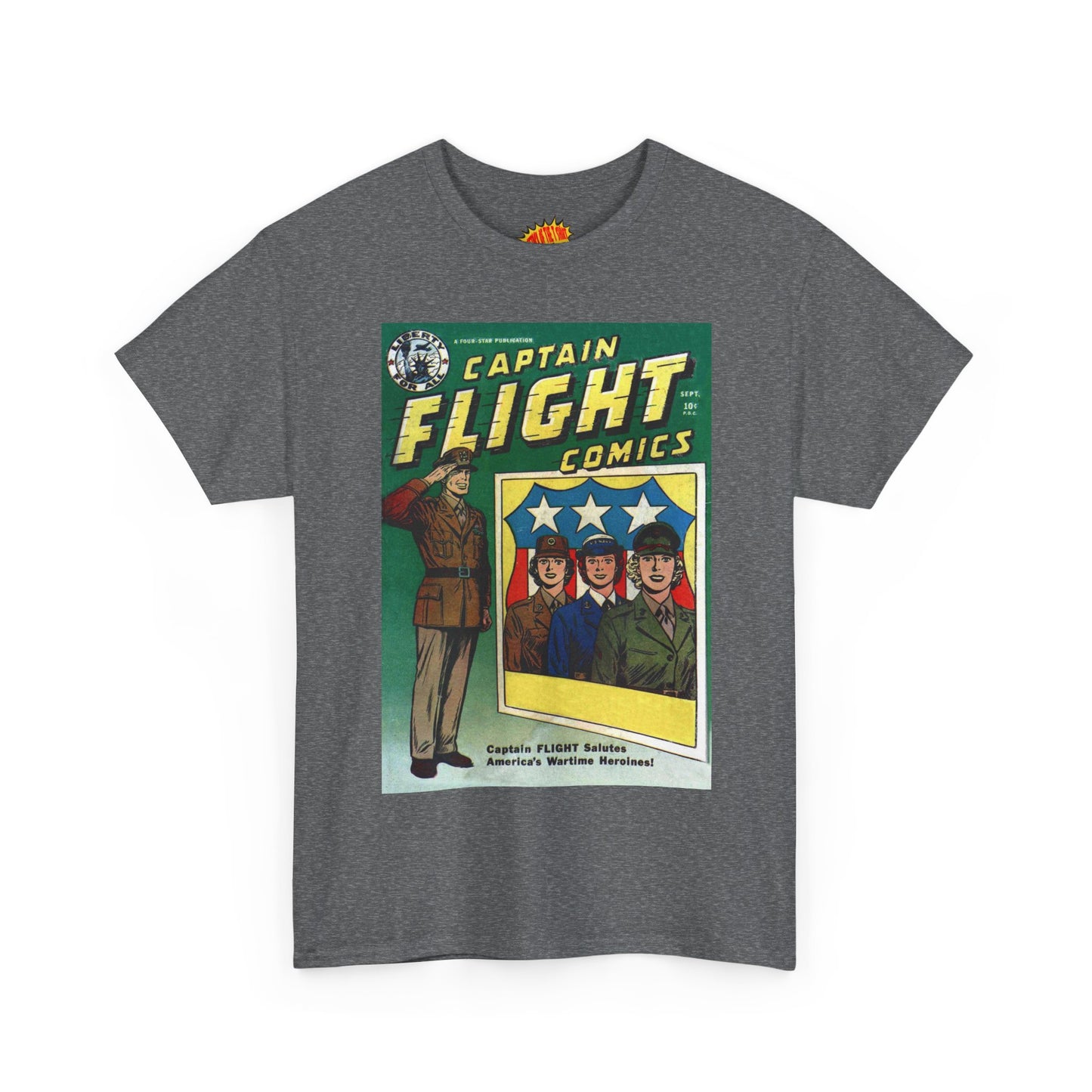 Captain Flight September Comic Tee Shirt *Multiple Colors*