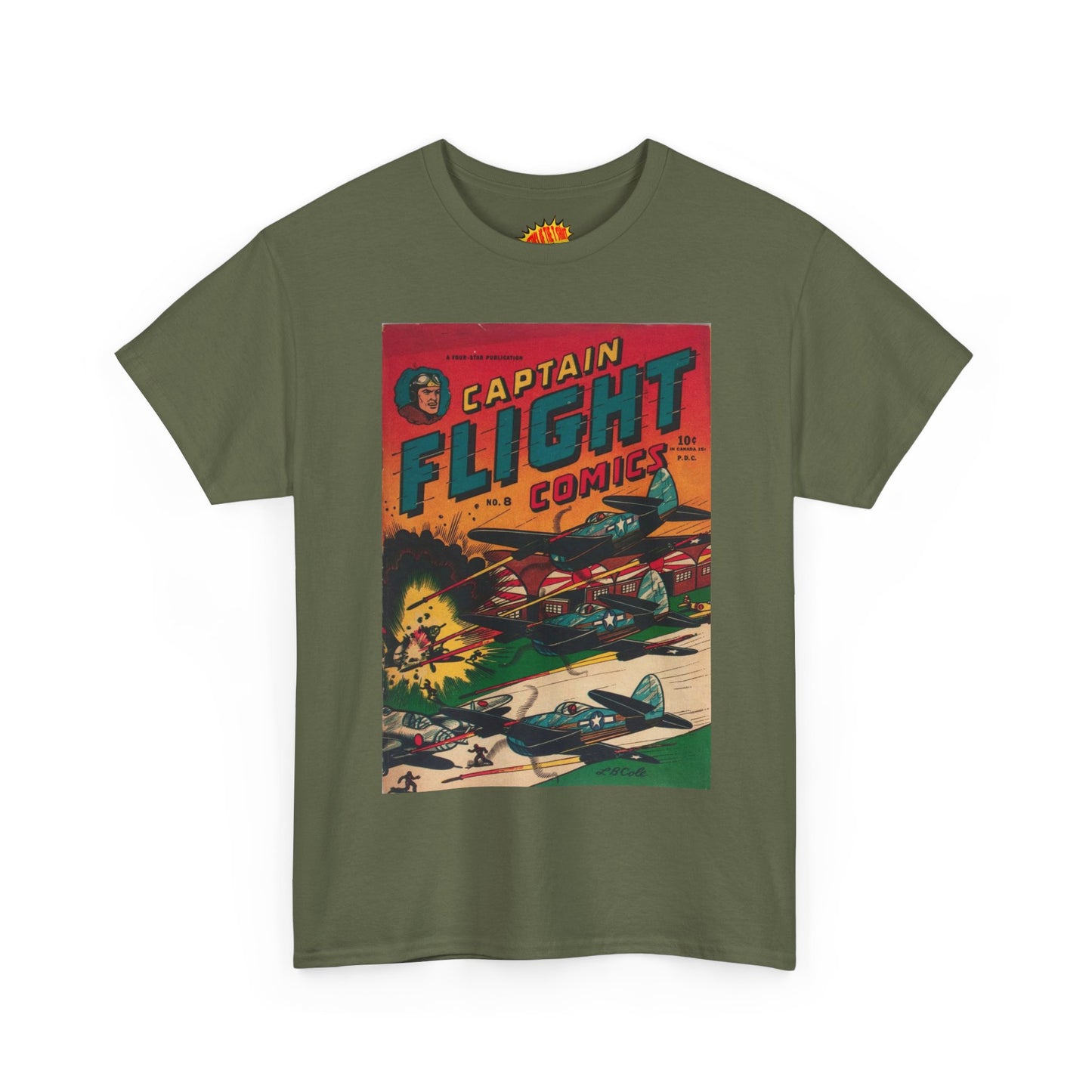 Captain Flight No. 8 Comic Tee Shirt *Multiple Colors*