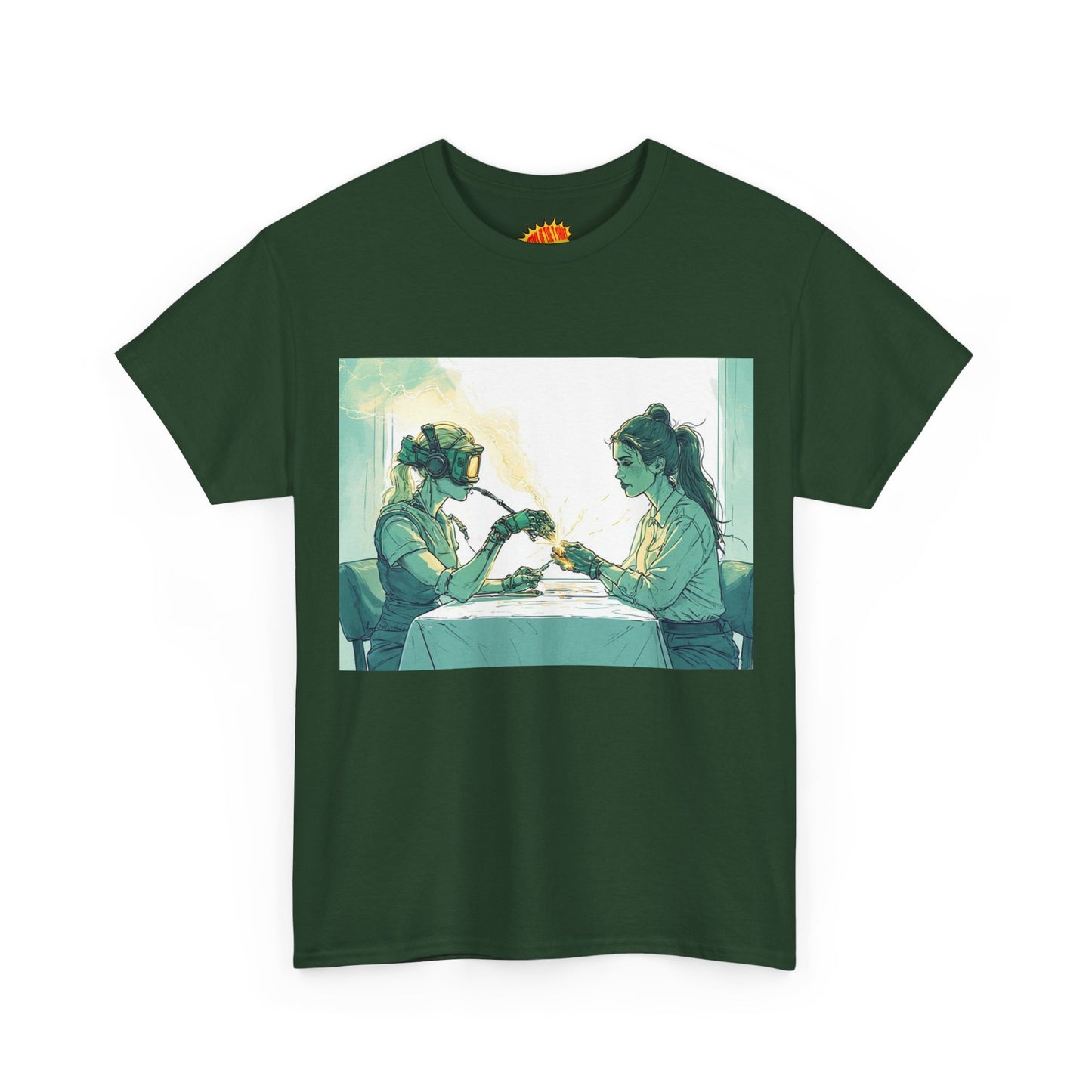 Robot Hands Manicure Scene T-Shirt *Multiple Colors*