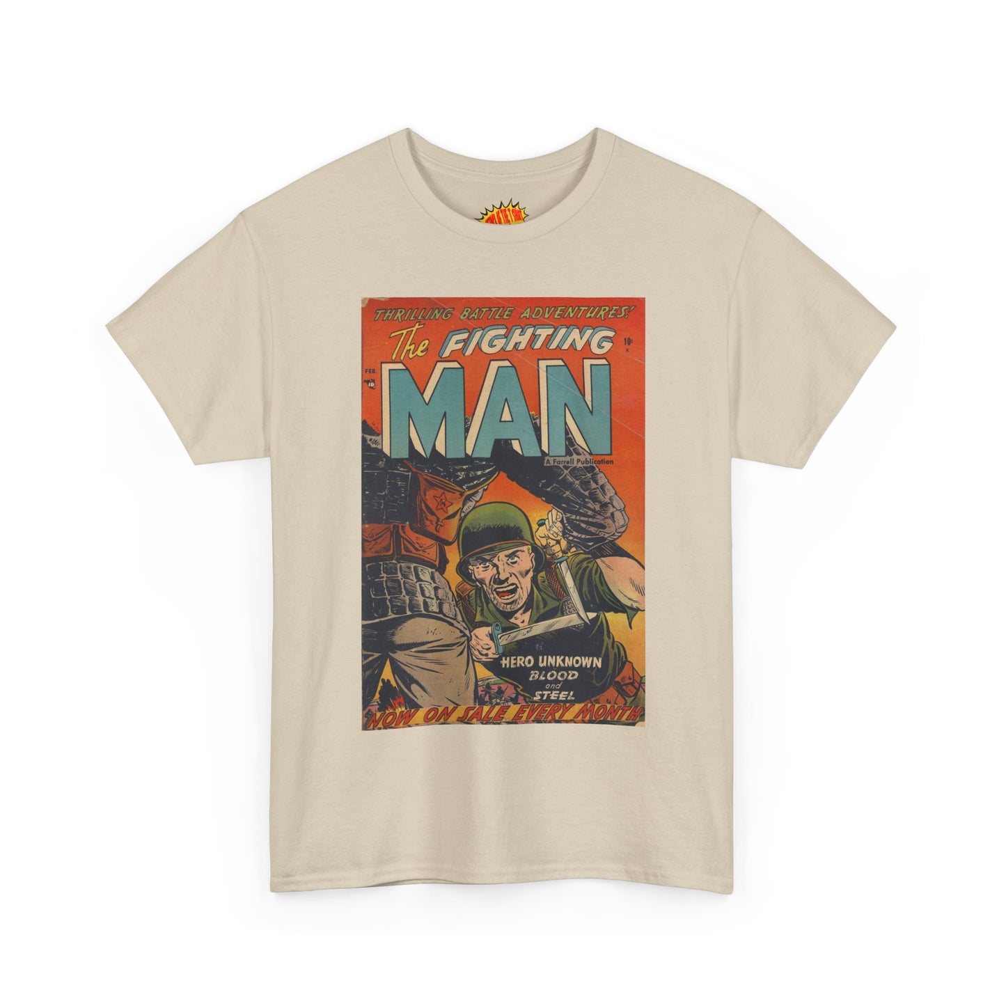 The Fighting Man February Comic Tee Shirt *Multiple Colors*