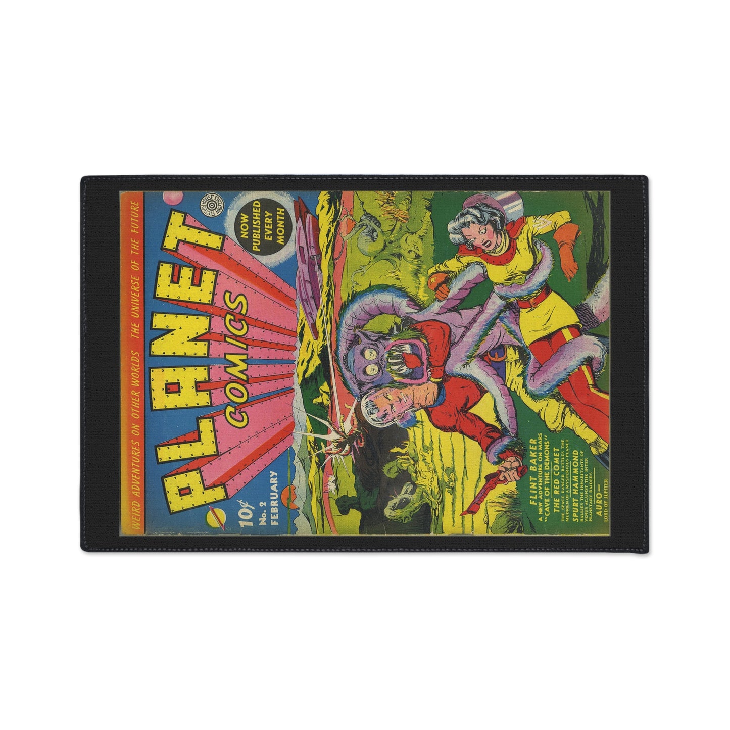 Planet Comics #2 Heavy Duty Floor Mat