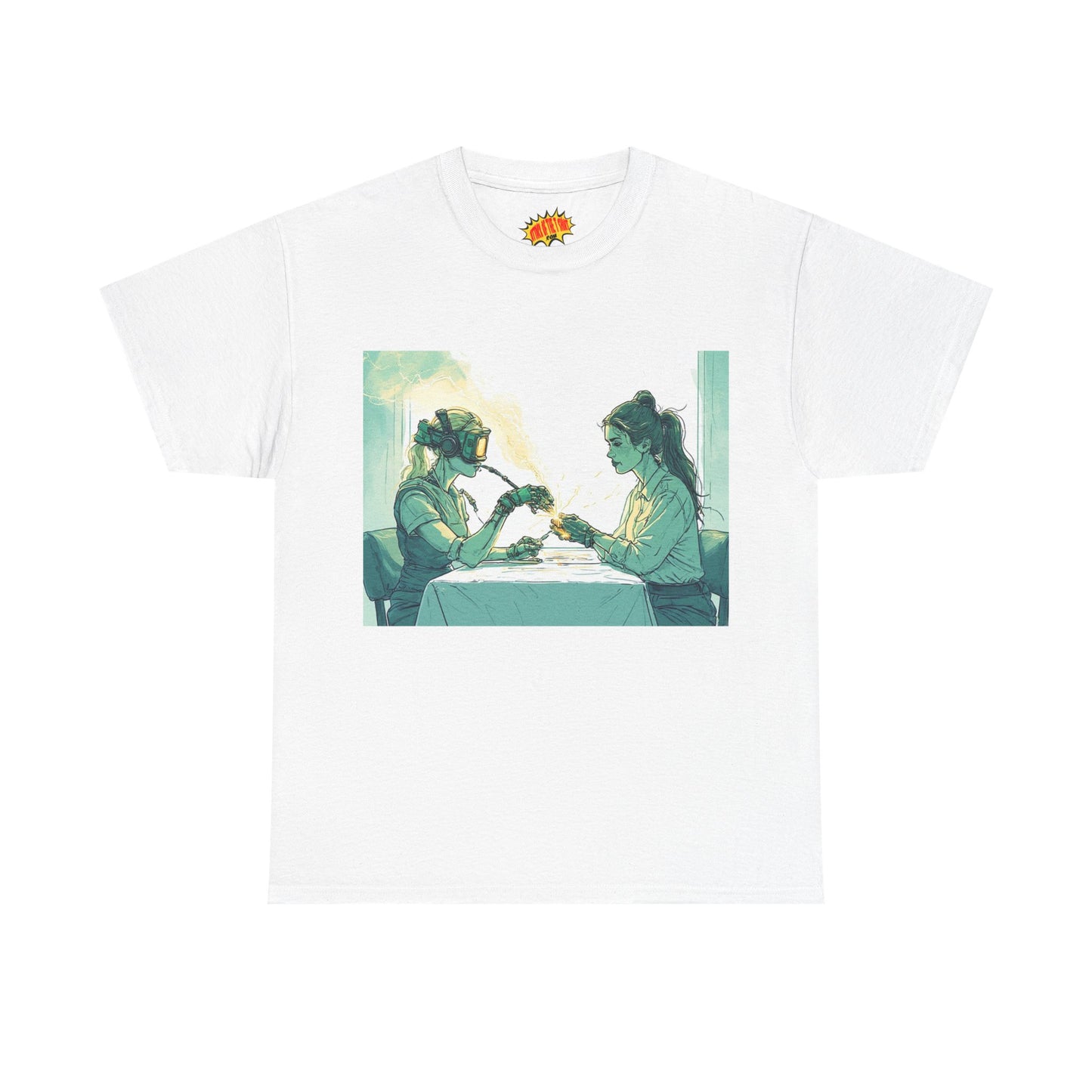 Robot Hands Manicure Scene T-Shirt *Multiple Colors*