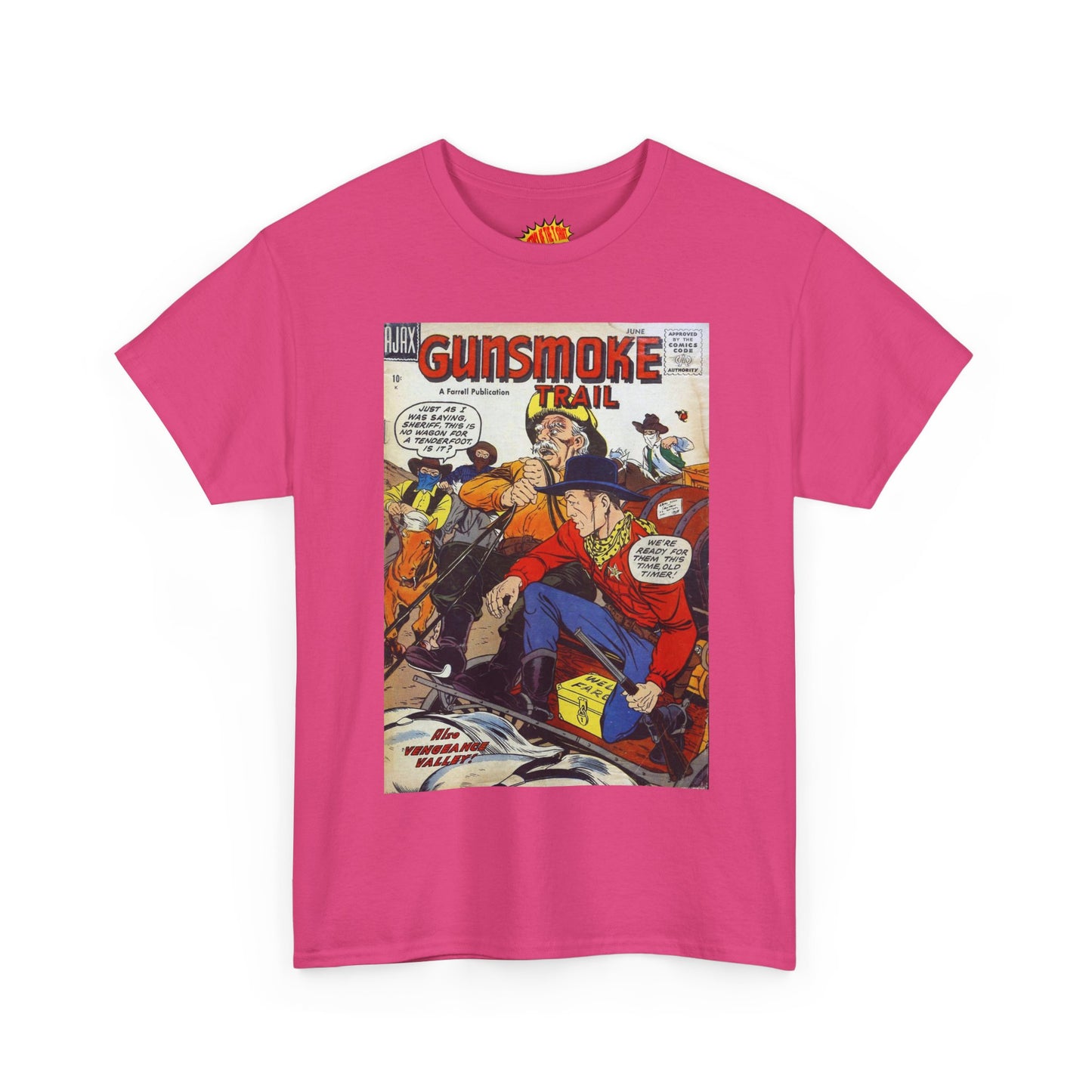 Gunsmoke Trail June Comic Tee Shirt *Multiple Colors*