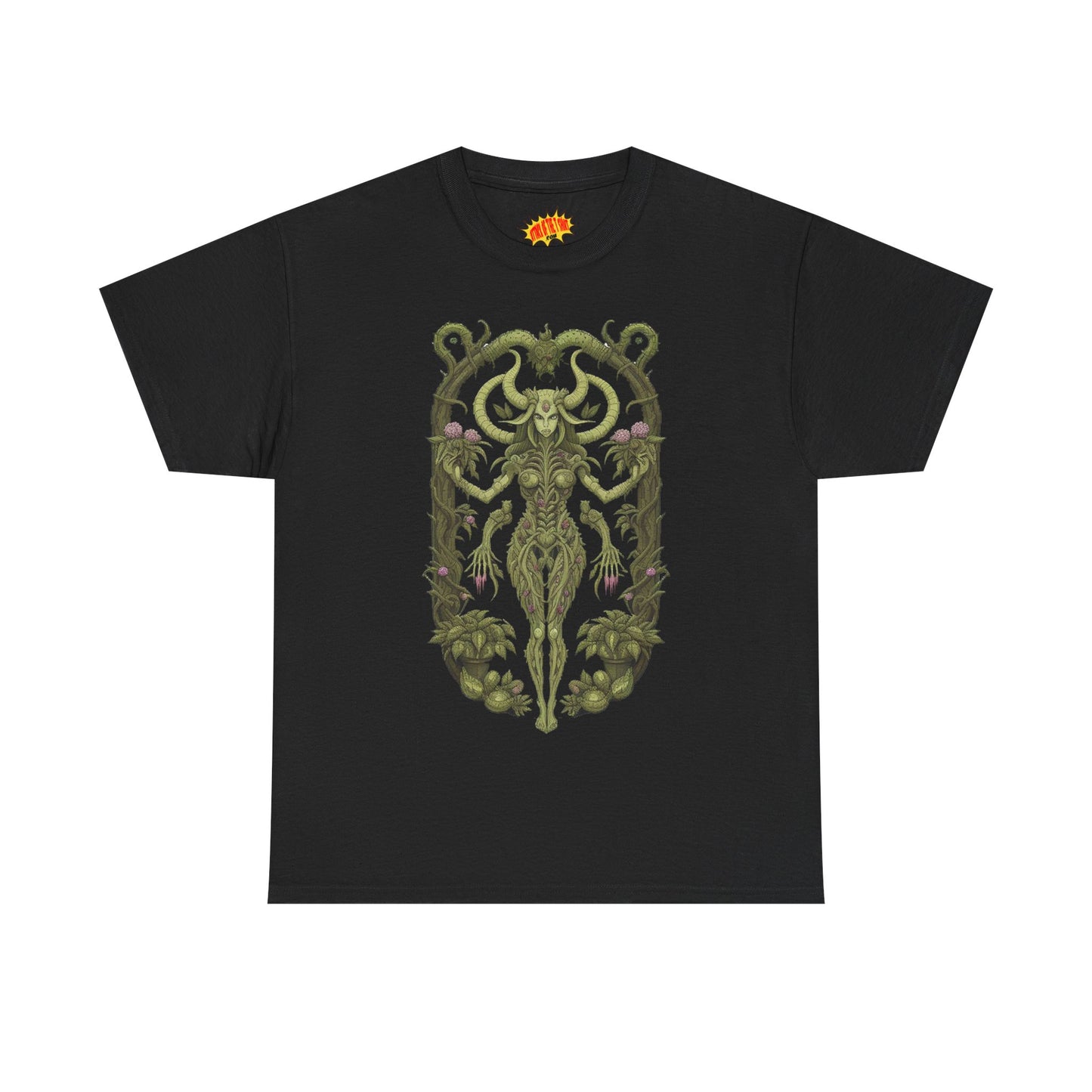 Dryad Flower Succubus Heavy Cotton Forest Dweller Tee Shirt *Multiple Colors*