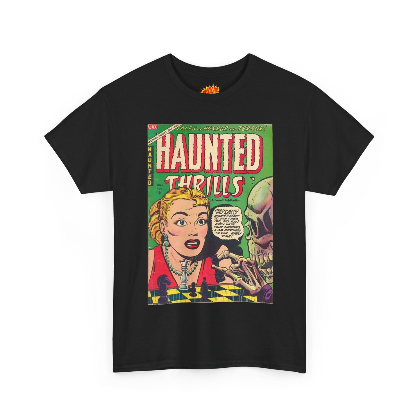 Haunted Thrills July - August Comic Tee Shirt *Multiple Colors*