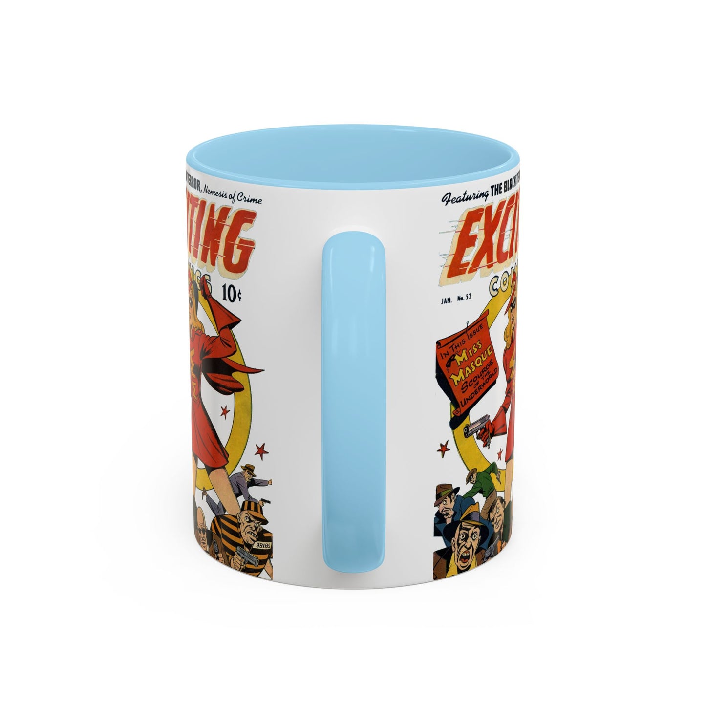 Exciting Comics #53 feat. Miss Masque Coffee Mug, - 11oz