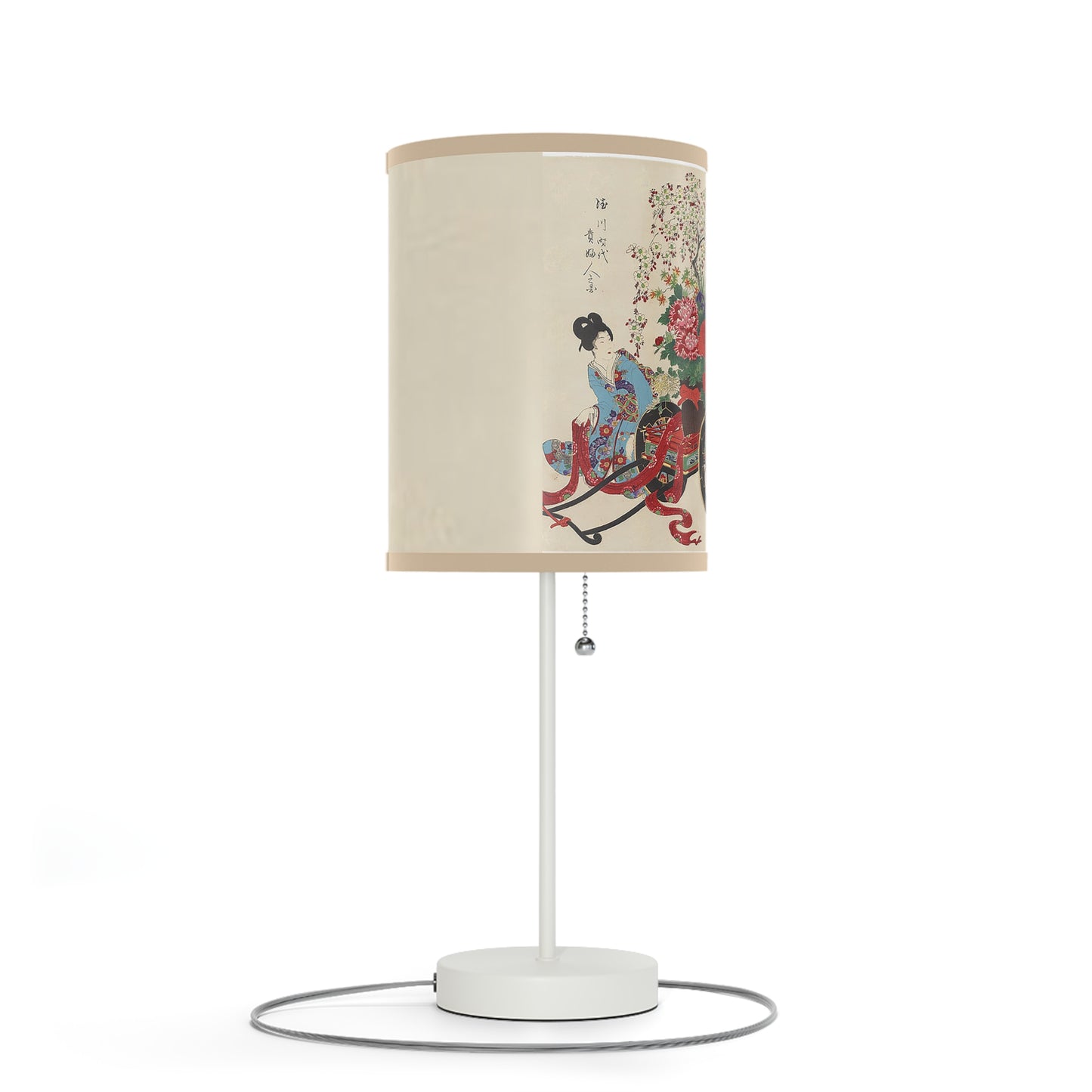 Flower Cart by Chikanobu Japanese Lamp Many Colors Available