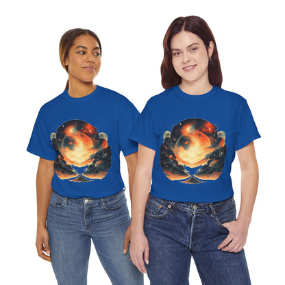 Moonscape w/Clouds Graphic Tee Shirt