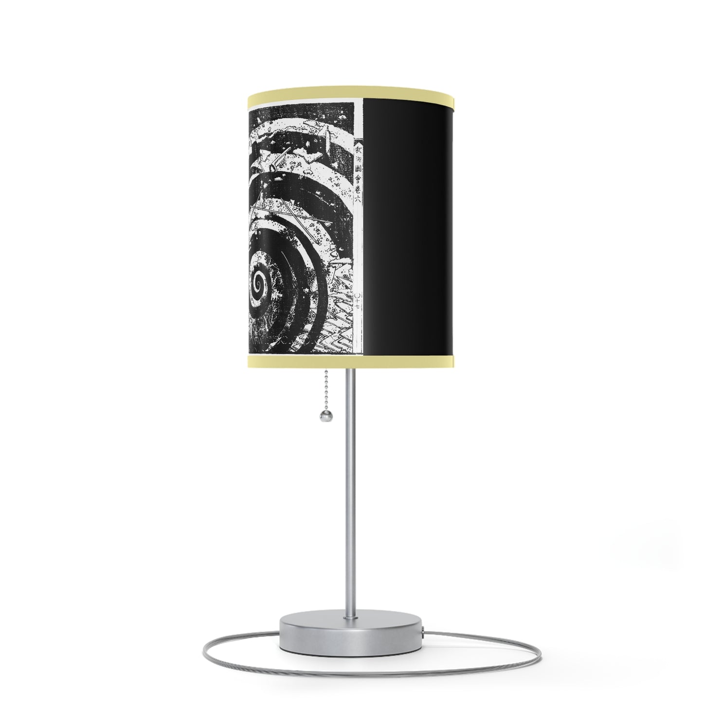 Destruction by Hokusai Japanese Woodcut Lamp