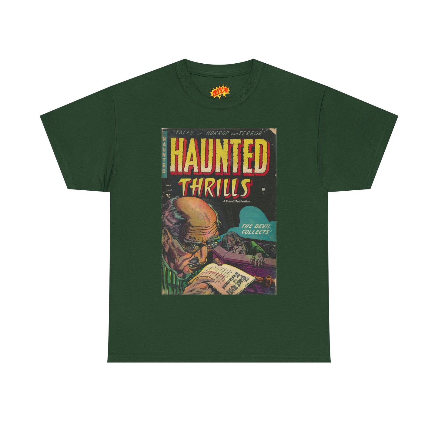 Haunted Thrills May - June Comic Tee Shirt *Multiple Colors*