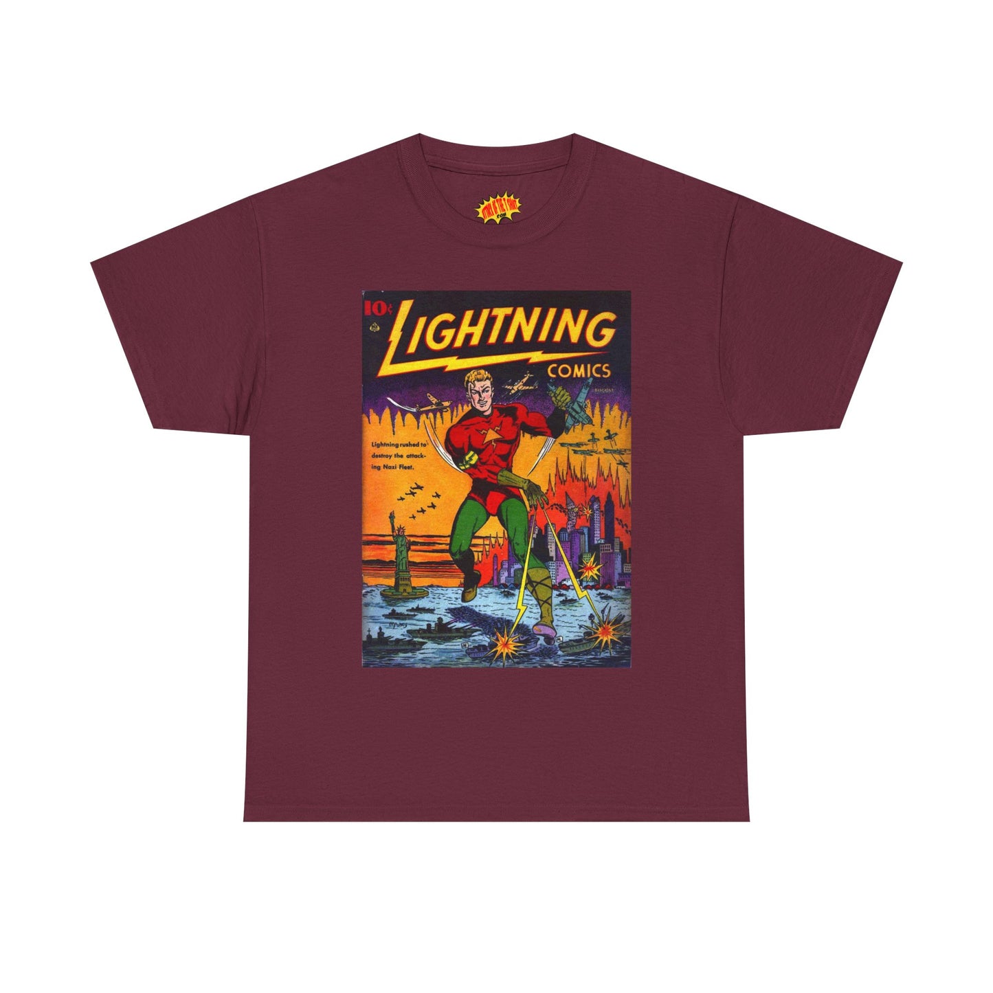 Lightning Comics August Comic Tee Shirt *Multiple Colors*
