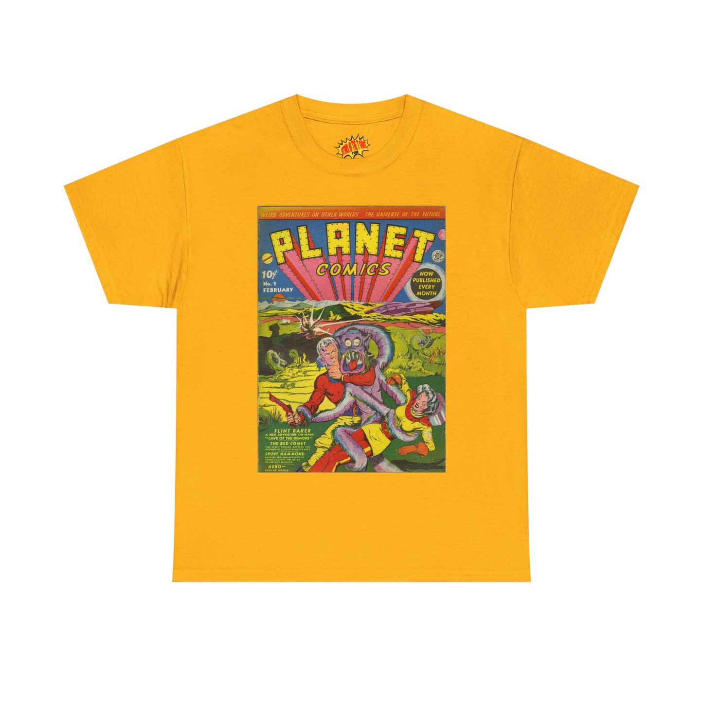 Planet Comics #2 - Heavy Cotton Tee *Light Colors*