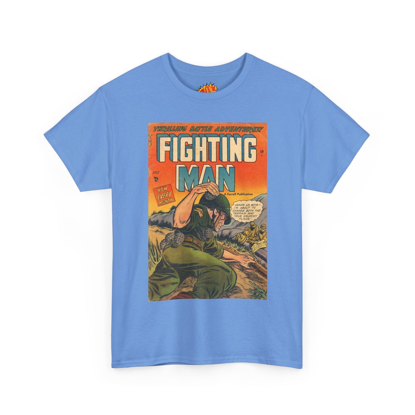 The Fighting Man July Comic Tee Shirt *Multiple Colors*