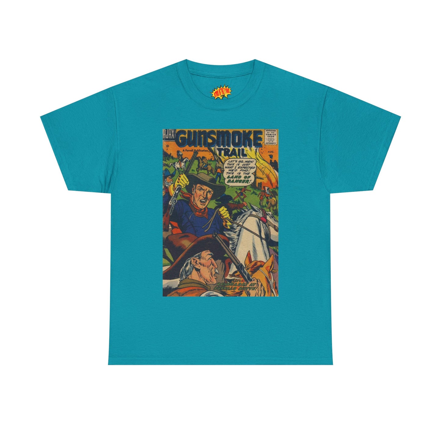Gunsmoke Trail August Comic Tee Shirt *Multiple Colors*