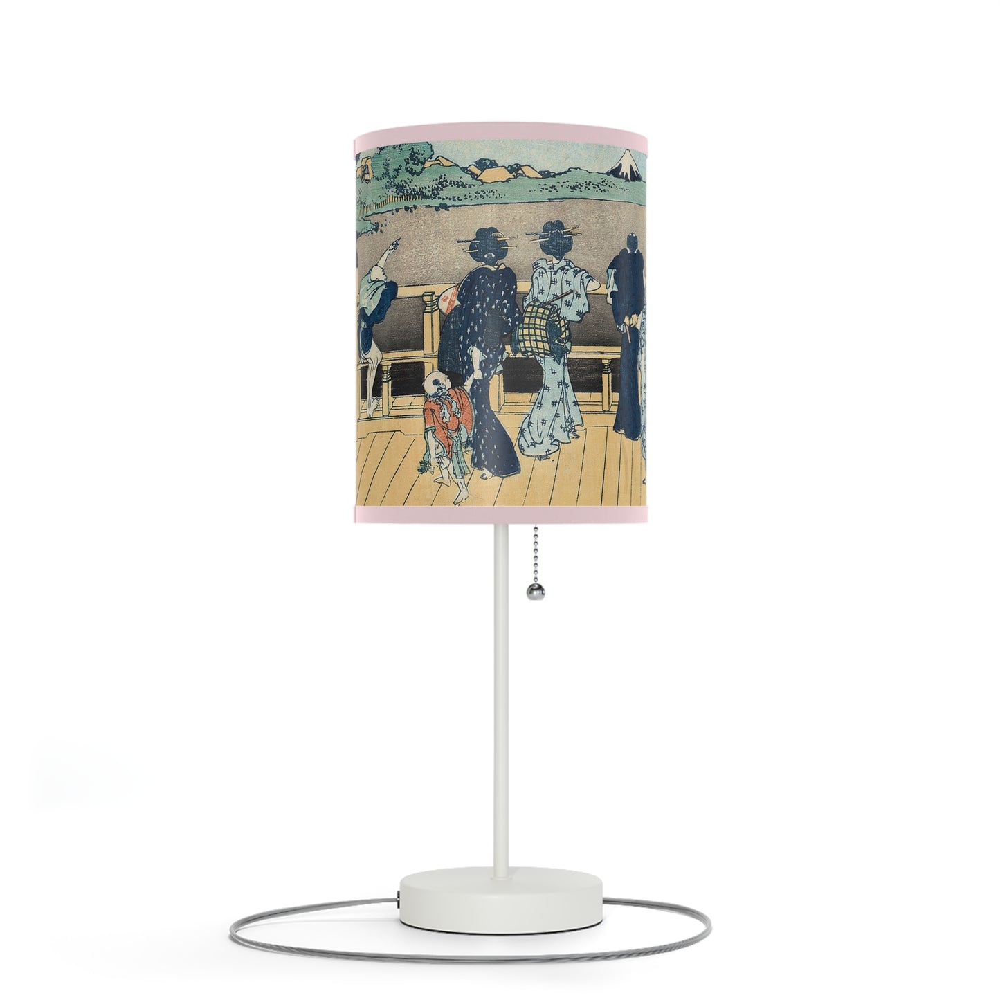 The Sazai Hall by Hokusai Japanese Lamp