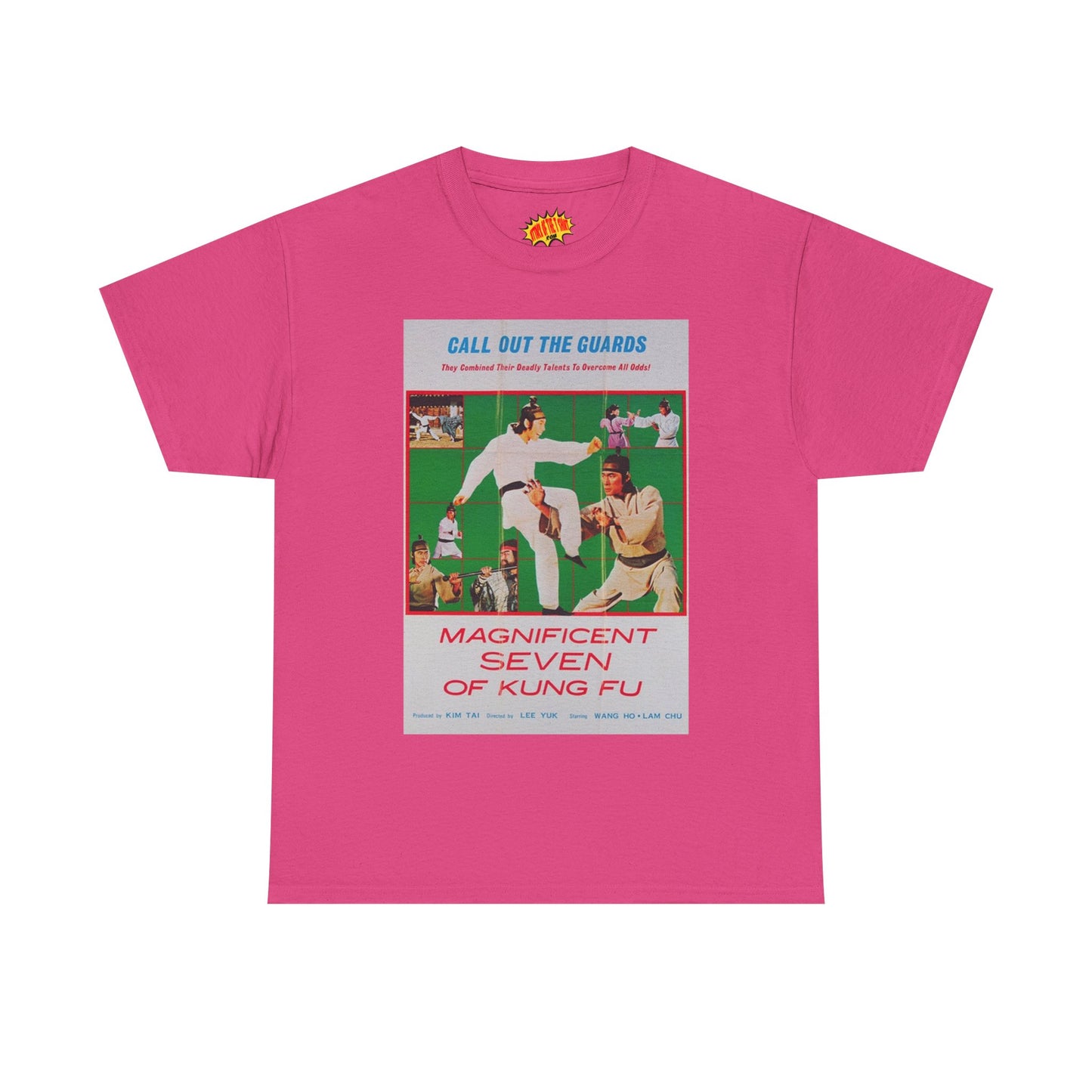 Magnificent Seven of Kung-Fu Movie Poster T-Shirt *Multiple Colors*