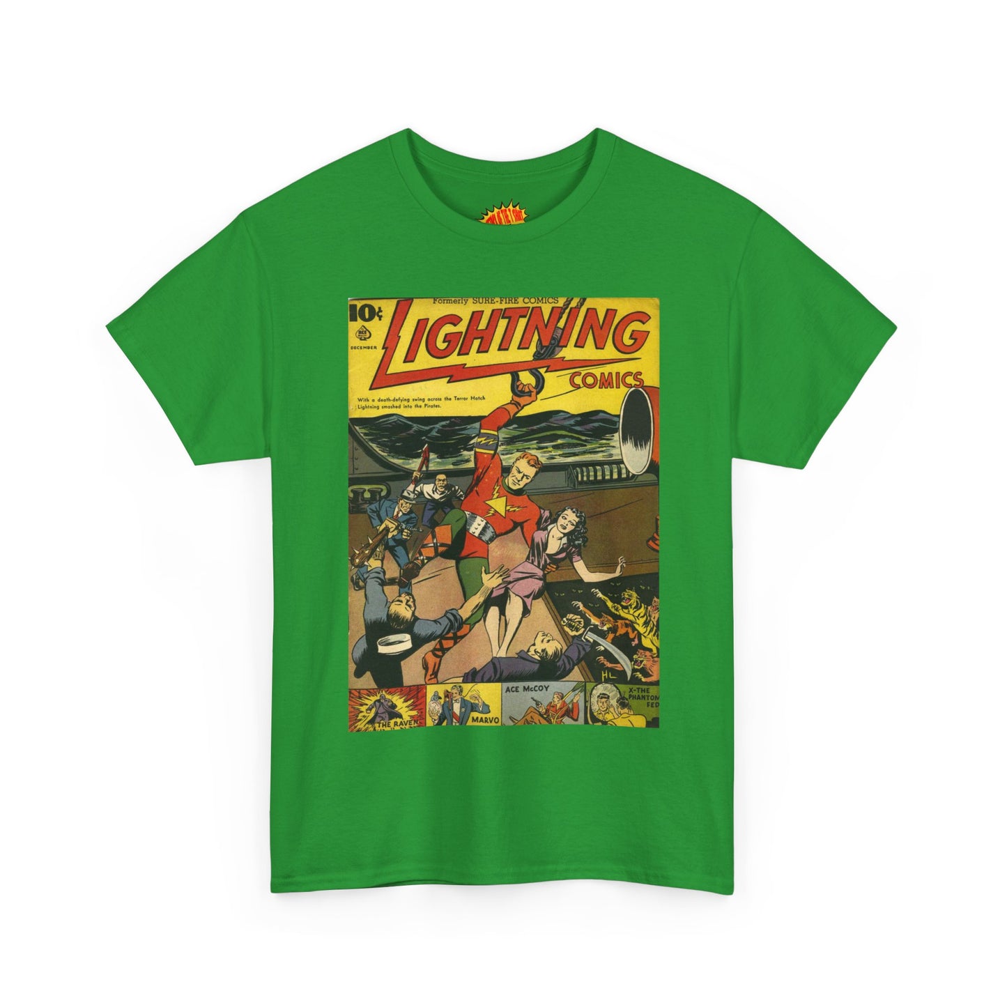 Lightning Comics December Comic Tee Shirt *Multiple Colors*
