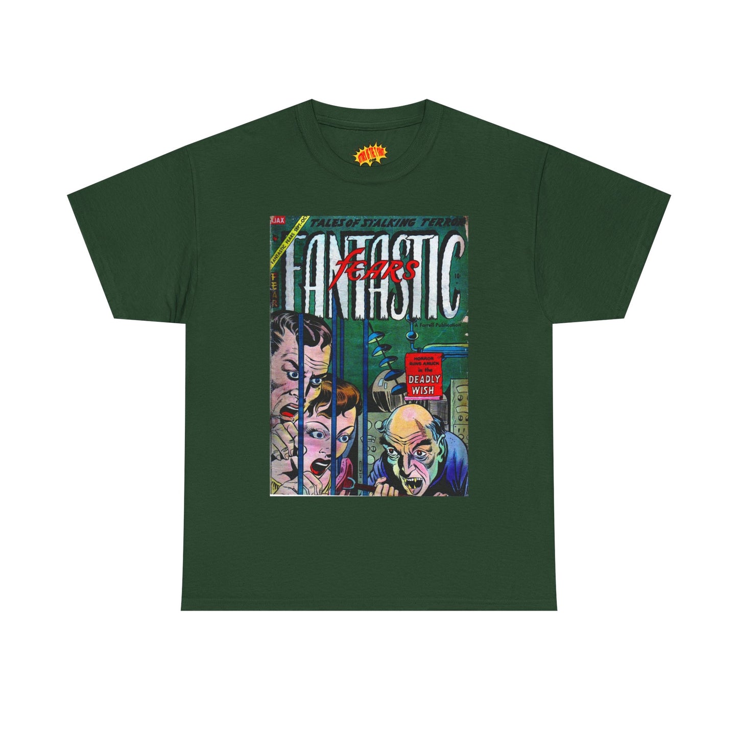 Fantastic Fears September - October Comic Tee Shirt *Multiple Colors*