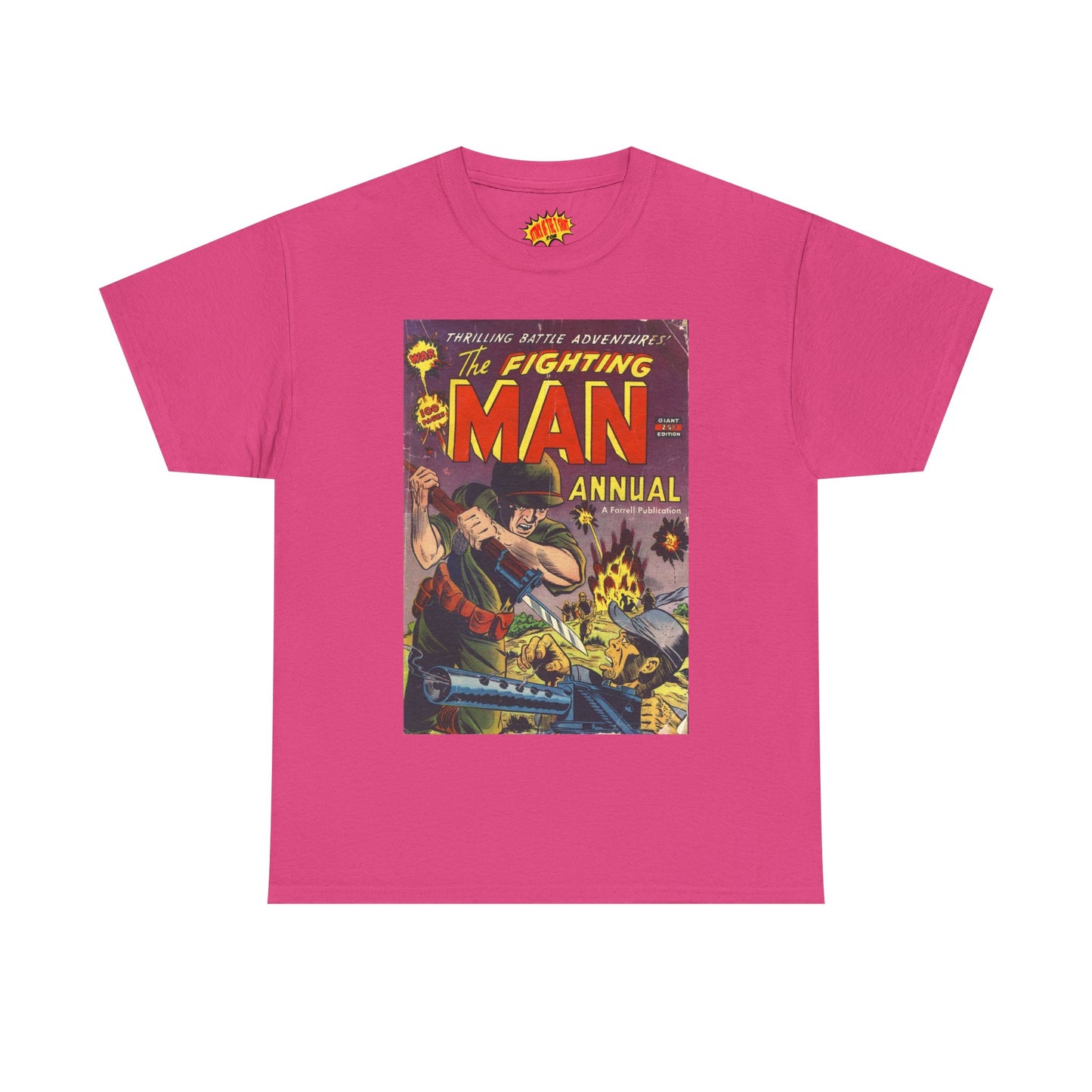The Fighting Man Annual Comic Tee Shirt *Multiple Colors*