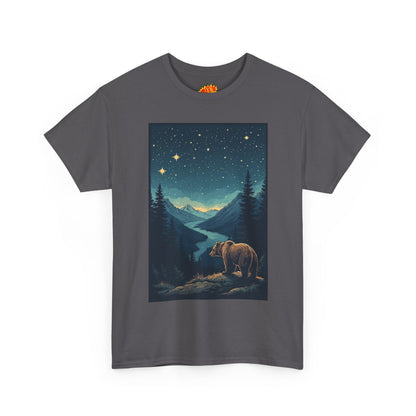 Grizzly Bear Night Scene T-Shirt