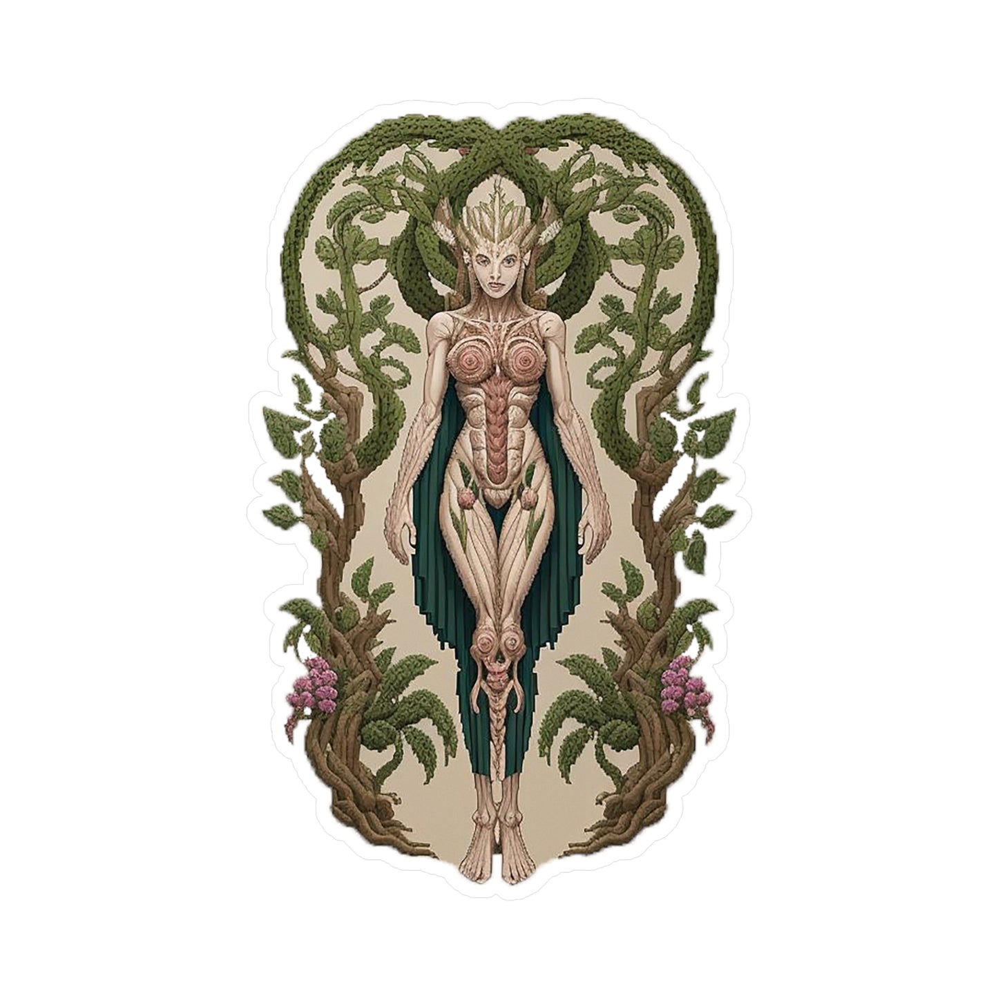 Dryad Forest Dweller Durable Vinyl Decal Sticker
