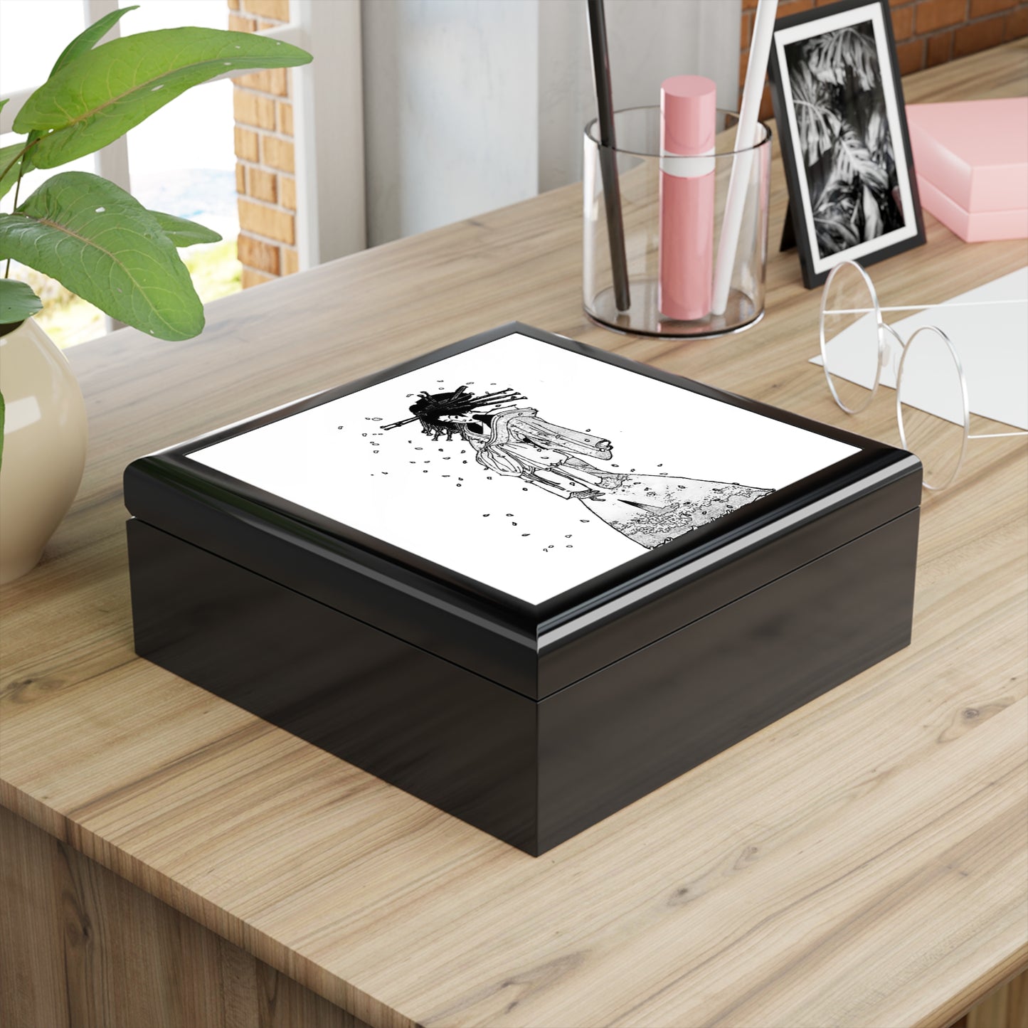 Spirit of the Komachi Cherry Tree Jewelry Box