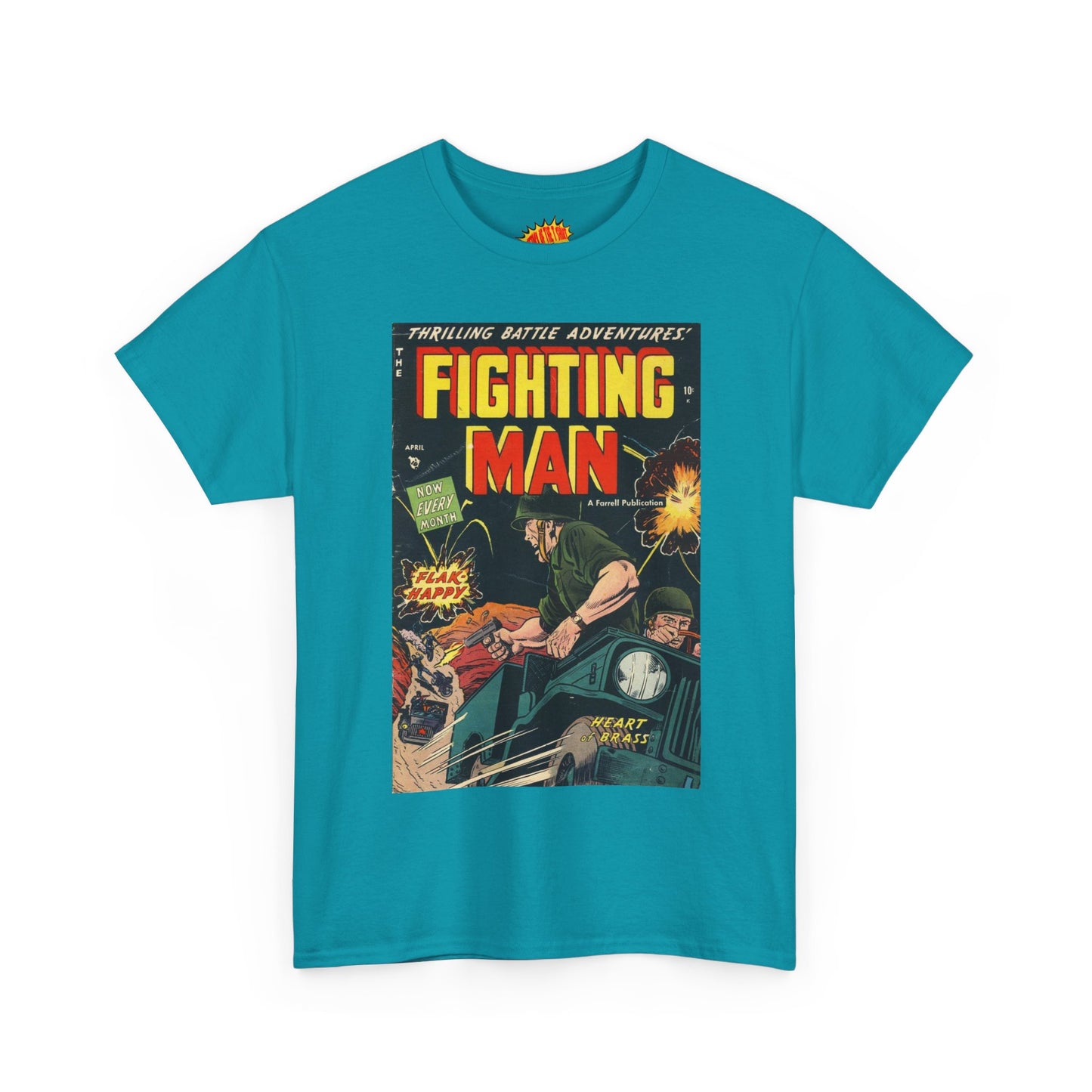 The Fighting Man April Comic Tee Shirt *Multiple Colors*