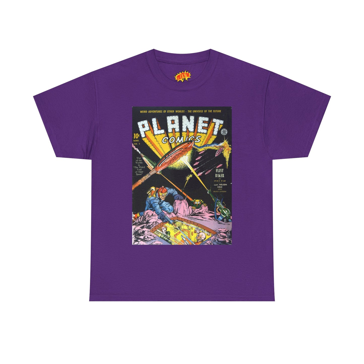 Planet Comics #3 - Heavy Cotton Tee *Dark Colors*