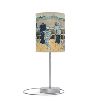 The Sazai Hall by Hokusai Japanese Lamp