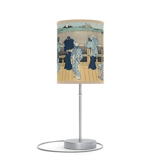 The Sazai Hall by Hokusai Japanese Lamp