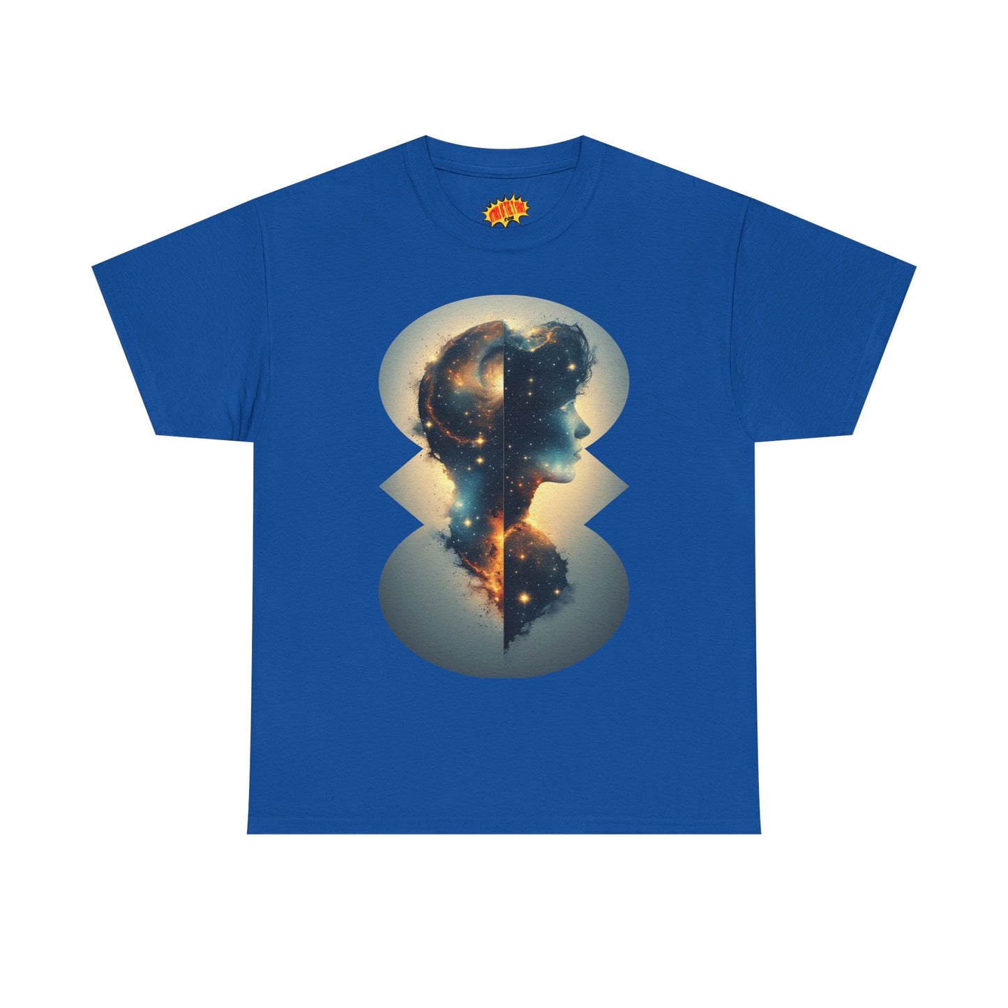 Cosmic Silhouette Galaxy Graphic Art Tee Shirt *Multiple Colors*