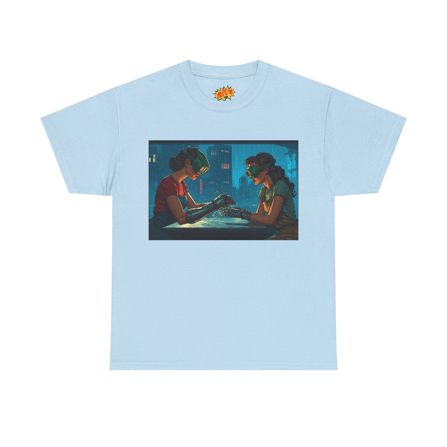 Cyberpunk Cyborg Hand Repair Scene T-Shirt *Multiple Colors*