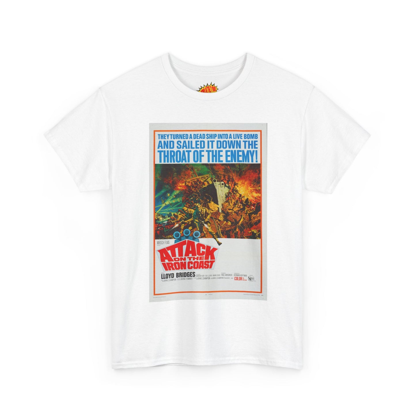 Attack on the Iron Coast Movie Poster T-Shirt *Multiple Colors*